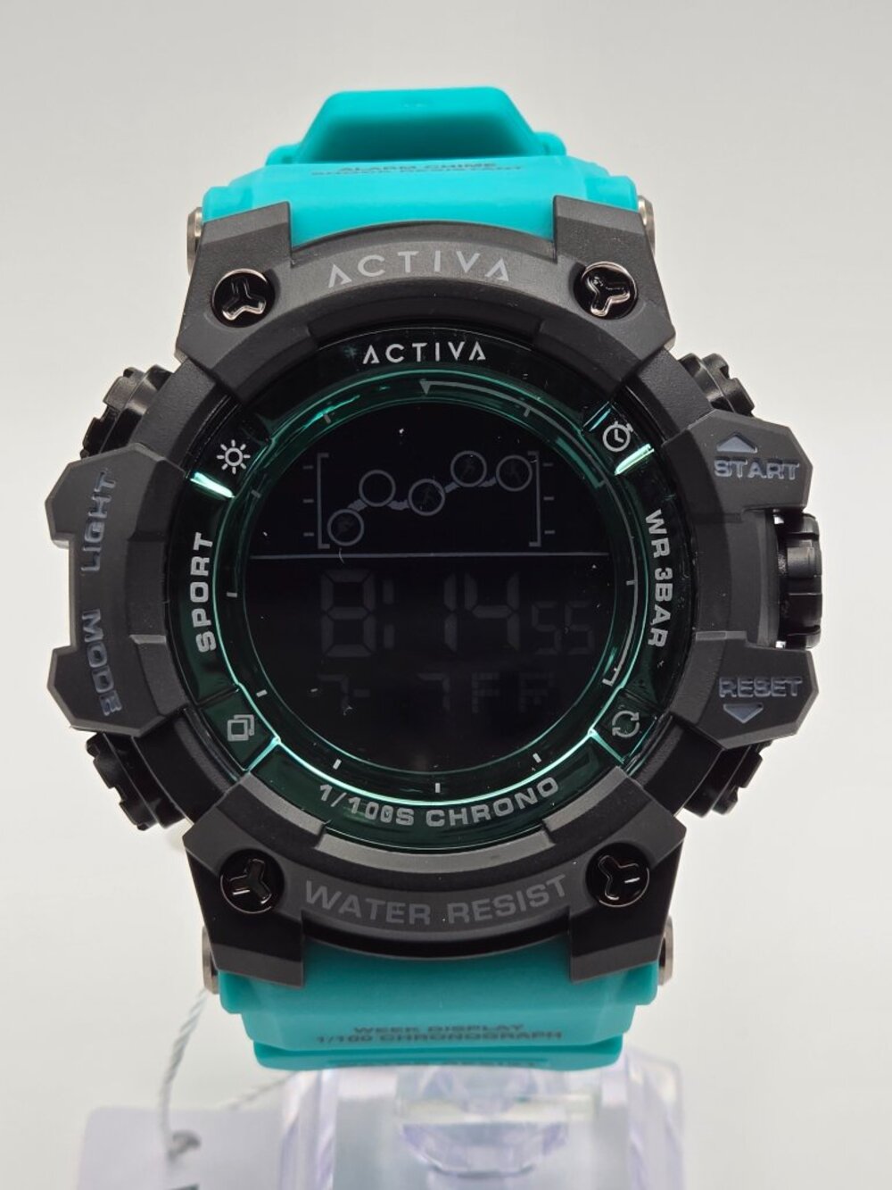Activa Summit X Invicta Unisex Digital Watch - 50mm. Teal Green (ACW8082-010)